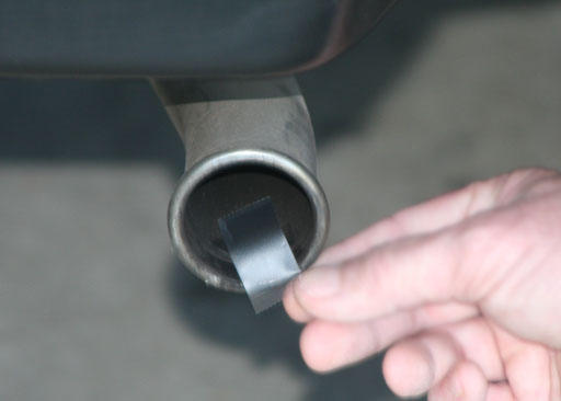 Tail pipe sampled