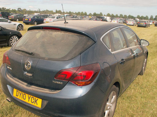 dusty car