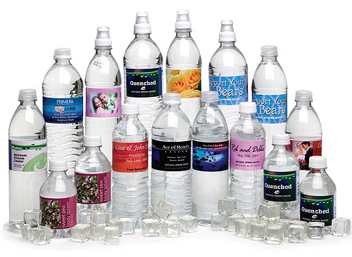 bottled water bottles