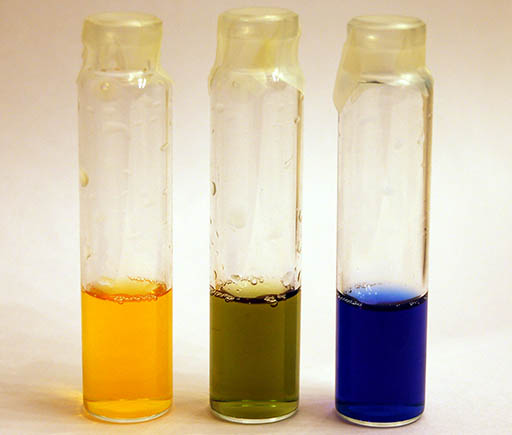 bromothymol at different pH