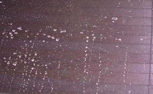 water spots