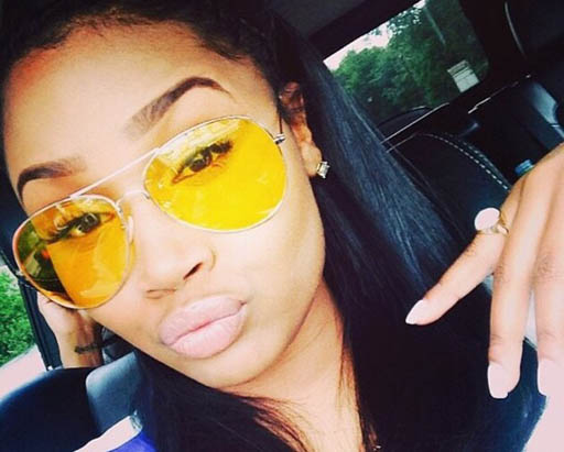 Yellow tinted sunglasses