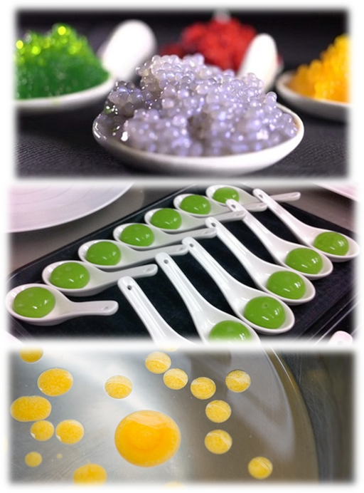 Reverse Spherification examples