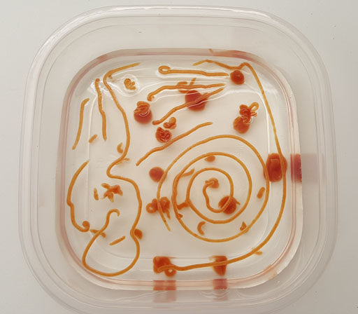 Strings and balls of ketchup