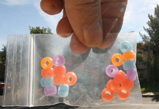 Sunscreen Experiment with Solar Beads