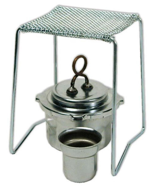 alcohol burner and stand