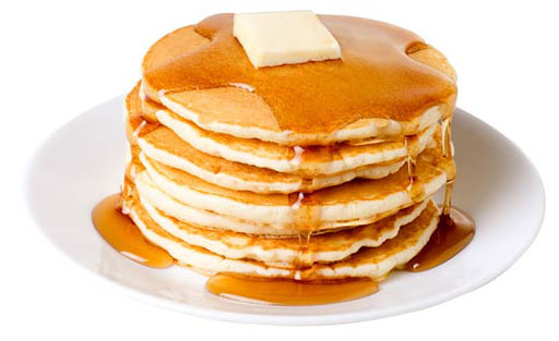 pancakes with syrup