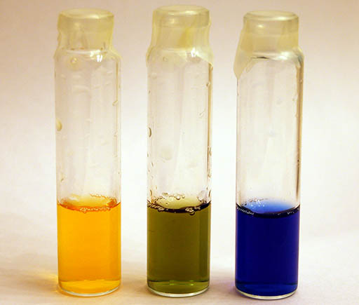 bromothymol at different pH
