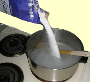 sugar dissolving