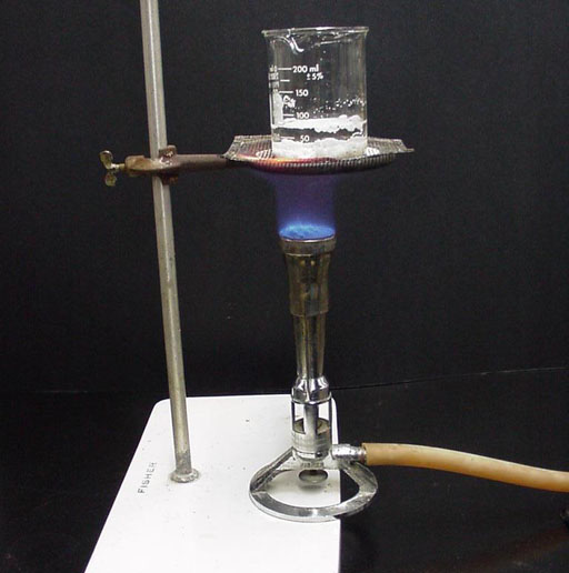 TDS testing by boiling away water