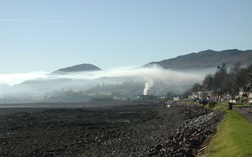 smoke in air
