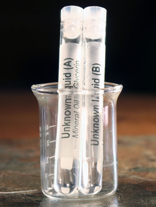 Unknown liquids