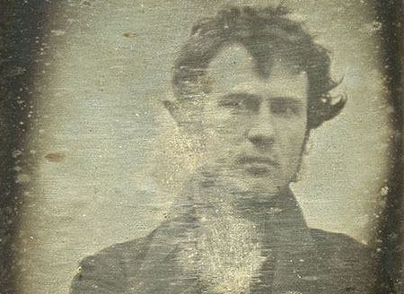 First photograph of a human face