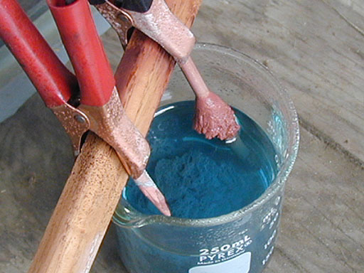 making copper sulfate