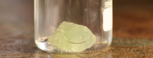 bubbles from calcite