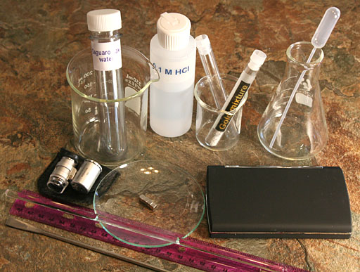 equipment to do experiment 1