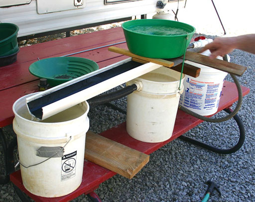 black sand concentrator