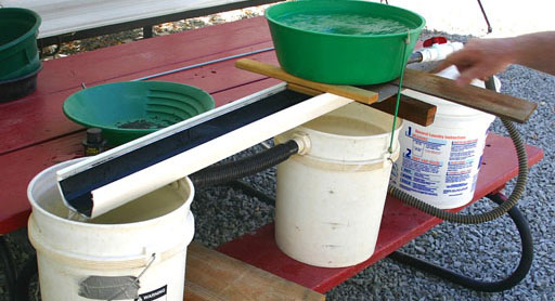 black sand concentrator