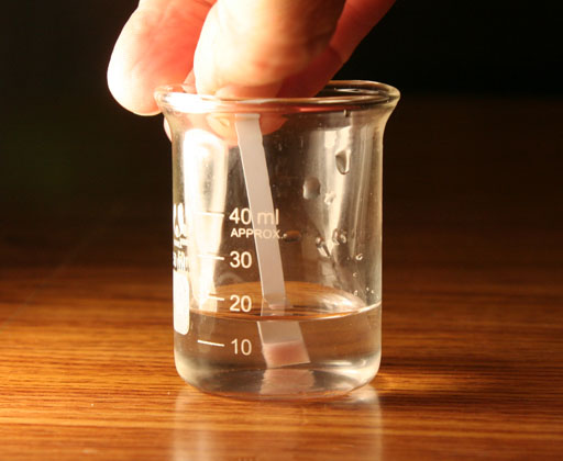 dip copper test strip