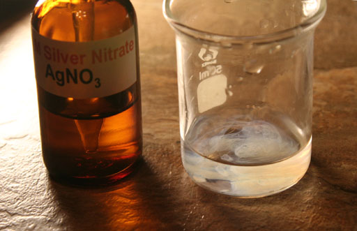 silver chloride precipitate