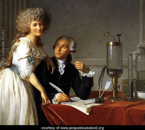 Antoine Lavoisier with wife