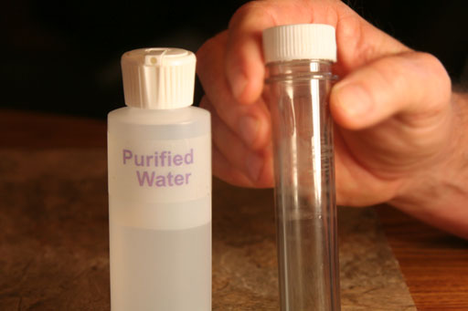 Water and large test tube