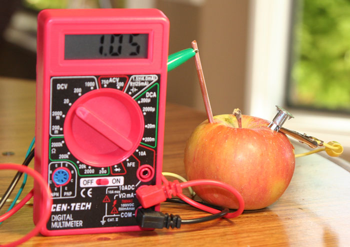 Aluminum in apple with meter