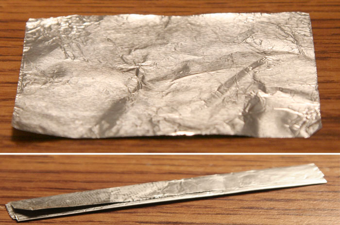 Aluminum flat and folded