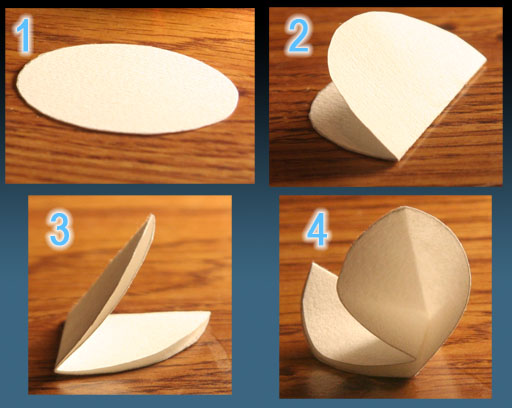 Folding mini filter paper