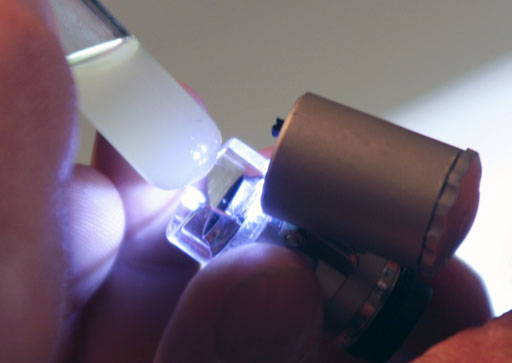 microscope exam iron sulfate