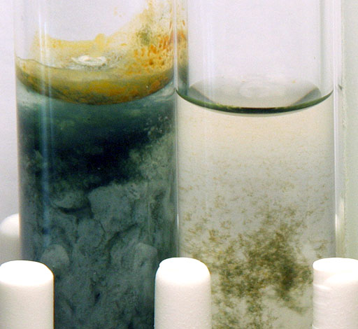 closeup of iron carbonates