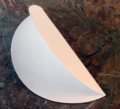 folded filter paper