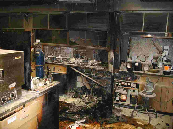 lab fire