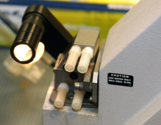 water ports on refractometer