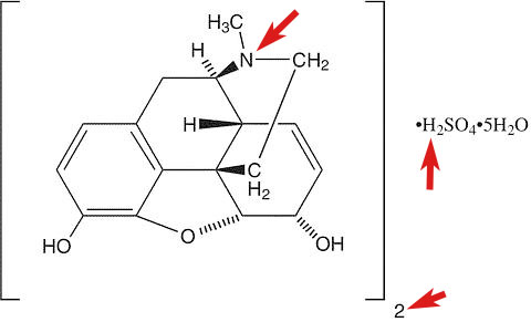 morphine structure