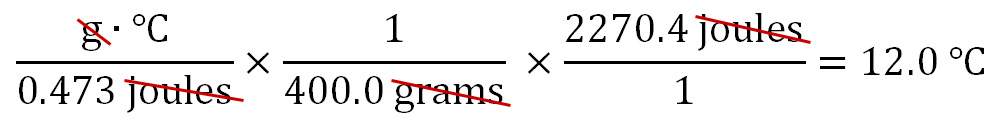 Specific Heat Calculation