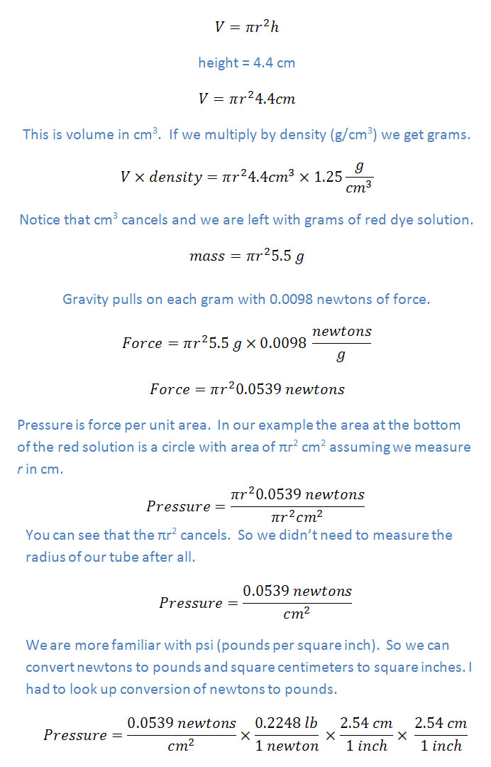 osmotic pressure calculation