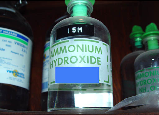 Ammonium hydroxide chemical formula