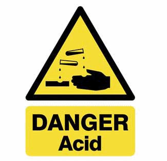 acid sign