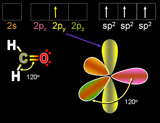 carbon sp2 orbital
