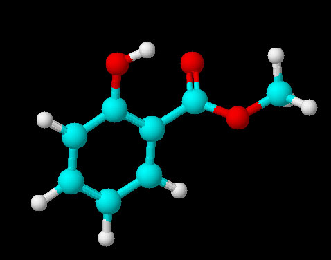 Wintergreen molecule