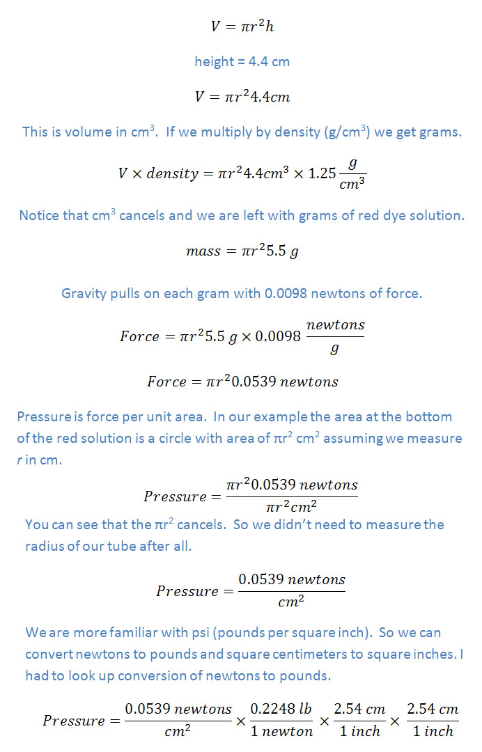 osmotic pressure calculation