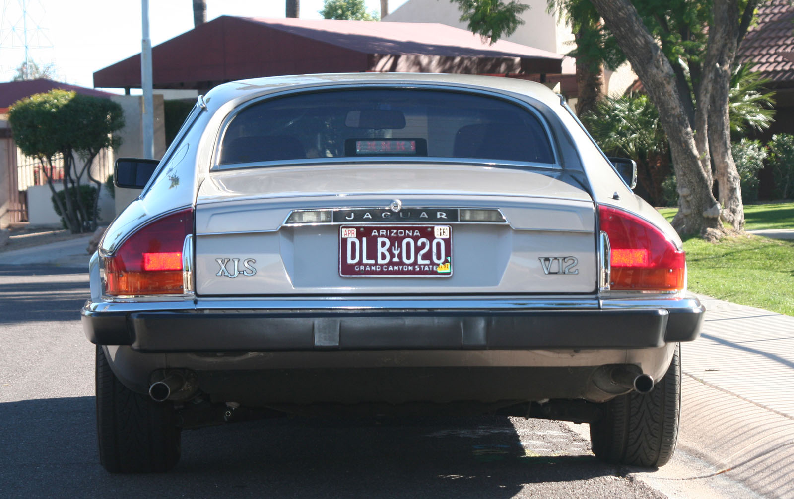 Rear of car